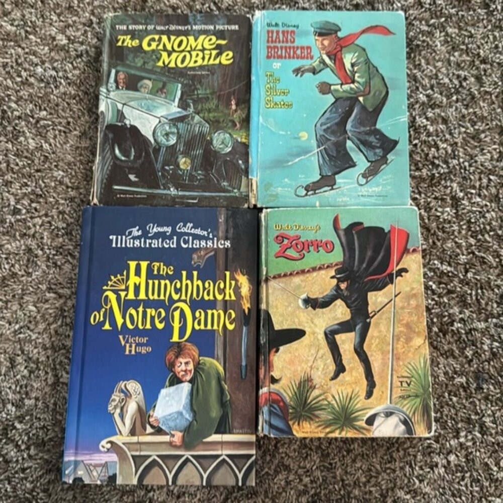 Vintage Disney Books Hardcovers